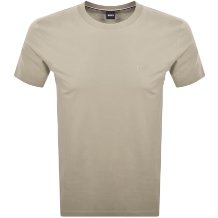 BOSS H Tessler 145 T Shirt Beige | Mainline Menswear United